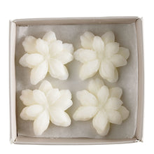 Lade das Bild in den Galerie-Viewer, Box of 4 Jasmine Melting Decorations in Scented Wax - Sublime Jasmin.
